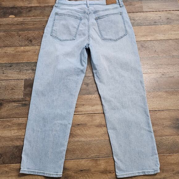 Madewell Jeans The Perfect Vintage Straight Jean Womens Size 32 Light Wash Denim - Picture 7 of 16